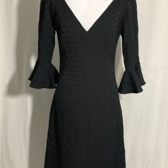 Kerry Xie Pasadena Black Dress V Neck - Picture 6 of 10